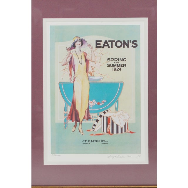 Traditional 1990s Eaton's Spring and Summer 1924 Framed Print For Sale - Image 3 of 10