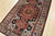 This authentic vintage tribal Zanjan rug is hand-knotted with fine wool and natural dyes. This nomadic oriental rug...