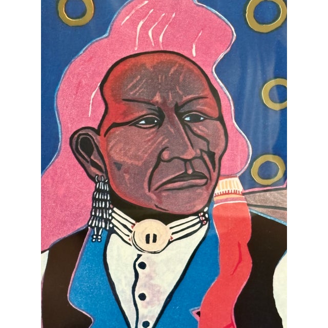 Vintage t.c. Cannon “Two Guns Arikara” 1979 Original Exhibition Poster Art For Sale In Aspen - Image 6 of 12