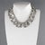 Kenzo Kenzo Paris Silver Plate Floral Choker Necklace For Sale - Image 4 of 10