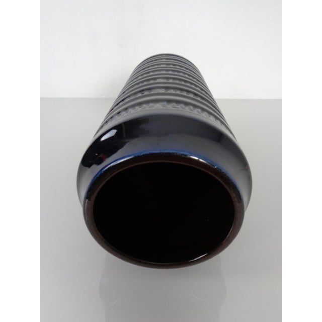 Dark Blue E4-30 Ceramic Vase from Carstens Tönnieshof, Germany, 1960s For Sale - Image 12 of 16
