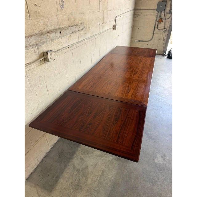 Skovby Mobelfabrik Rosewood Extendable Dining Table Denmark Mid-Century Modern 1970s For Sale - Image 12 of 12