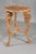 20th century side table E. Gallé, Art Nouveau Solid wood with floral carvings. Variously colored marquetry on solid wood....