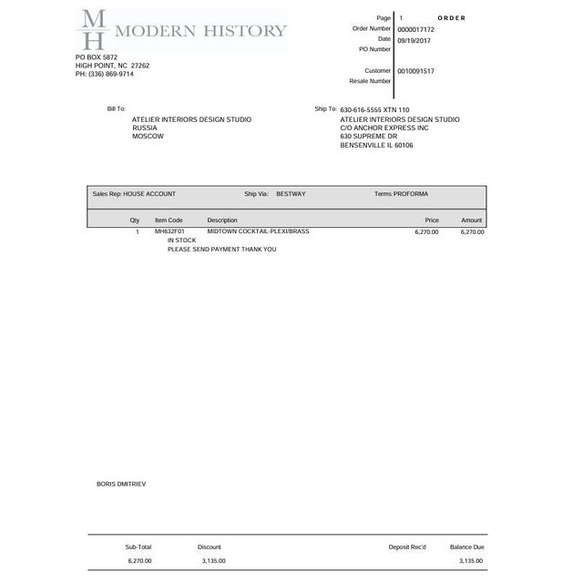 Early 21st Century Midtown Cocktail Table by The Modern History For Sale - Image 5 of 6