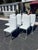 Milo Baughman Set of 6 Custom White Leather Parsons Dining Chairs Attributed to Design Institute of America For Sale - Image 4 of 18