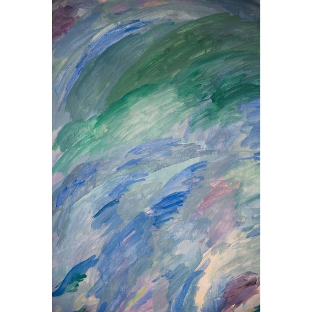 Molly Frances "Juno," Abstract Painting in Frame - 30" X 40" For Sale - Image 4 of 5
