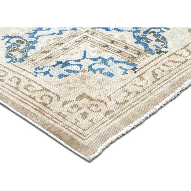 Transitional 1940s Persian Kerman Rug For Sale - Image 3 of 7