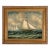 Wood "1851 Sloop Maria" Contemporary American Nautical Reproduction Canvas Print, Framed For Sale - Image 7 of 7
