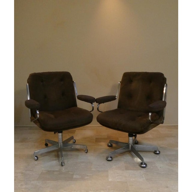 Vintage executive office chair, model ks 172 h, designed by renowned swedish designer karl-erik ekselius for joc möbel ab...