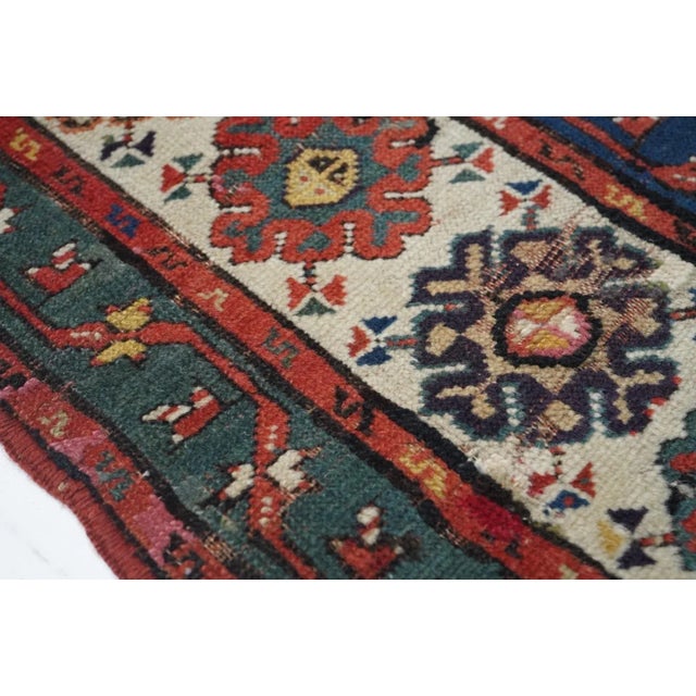 Antique Talish Rug 3'7'' x 8'5'' For Sale In New York - Image 6 of 10