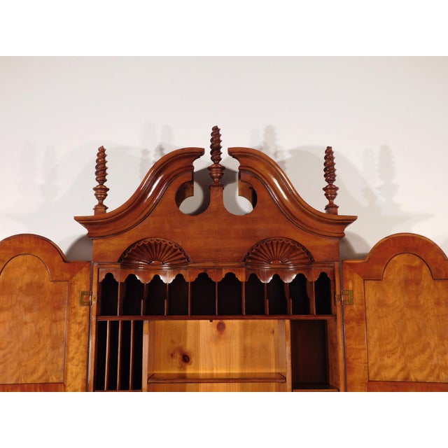 Vintage Wright Table Co. Tiger Maple Cherry Pine Chippendale Secretary Desk This AMAZING Vintage Wright Table Co. Tiger...