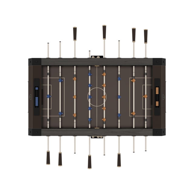 Brown Chesterfield Foosball Table by Wood Tailors Club For Sale - Image 8 of 17