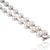 Metal Late 20th Century Style 222.67 Ct Pearl Station Necklace With Pavé Set Interlocking CC Accents For Sale - Image 7 of 12