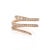 Not Yet Made - Made To Order 18k Solid Gold Pave Set Natural Diamond Serpent Wrap Ring Size 7 For Sale - Image 5 of 16