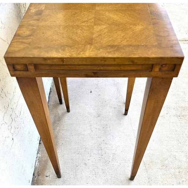 1960s Mid Century Modern Walnut Nesting Tables by Heirloom Weiman Collection For Sale - Image 17 of 18