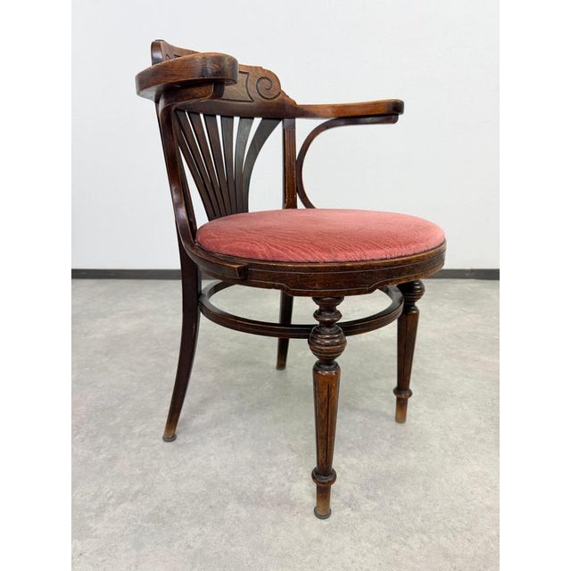 Office Chair from Gebrüder Thonet, 1890s For Sale - Image 3 of 15