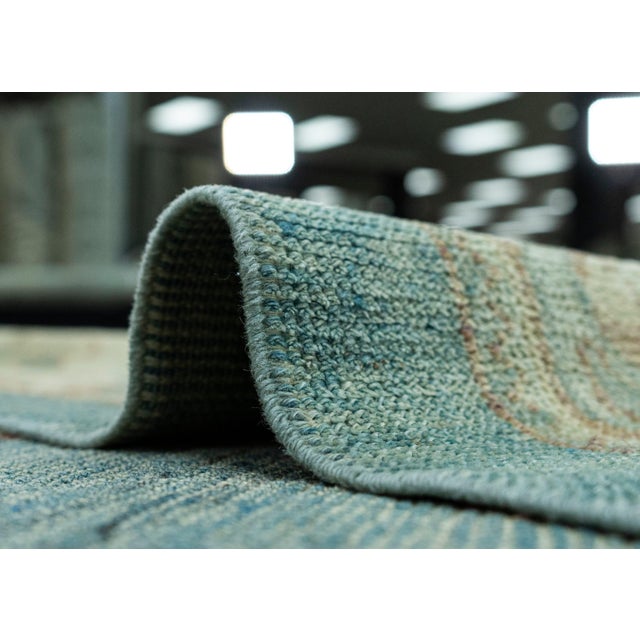 Textile Turkish Oushak Old Wool Rug 10' x 13'7" #20000 For Sale - Image 7 of 8