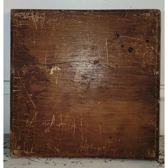 19thc Original Painted Game Board For Sale - Image 4 of 4