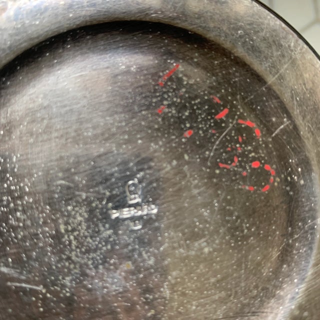 Silver Mid Century Silver Engraved Mini Champagne Bucket 1957 For Sale - Image 8 of 12