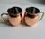 Metal Vintage Pair Copper Barrel Mugs With Brass Handles For Sale - Image 7 of 16