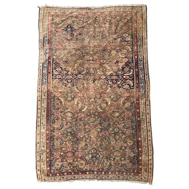 Antique Senneh Kilim, 1890s For Sale - Image 16 of 16