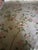 14.75 yards of gorgeous traditional chintz fabric featuring a limo green background with trees, flowers and birds....