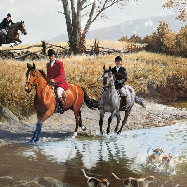 1980s Persis Clayton Weirs Signed Limited Edition Print “Out Foxed” (68 of 950) For Sale - Image 5 of 5