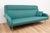 Sofa by Bengt Ruda for Artifort. The sofa is upholstered with green fabric on a metal frame. I have official proof of...