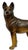 Brown Excellent Vintage Hubley Manufacturing Co Usa Cast Iron German Shepherd Dog Doorstop - Circa 1930s For Sale - Image 8 of 18