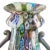 Early 20th Century Antique Fratelli Toso Murano Millefiori Flower Mosaic Italian Art Glass Large Double Handles Vase For Sale - Image 5 of 9