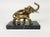 Gold Pair of 1920s French Art Deco Marble Elephant Bookends For Sale - Image 8 of 14