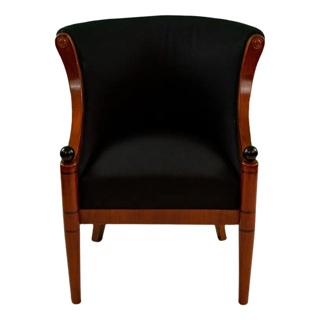 19th Century Biedermeier Lounge Chair For Sale