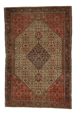 Antique Persian Farahan Rug