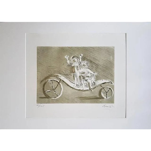 Etching on paper, 1970. Image Dimensions: 26 x 35 cm Hand Signed. Edition of 125 prints. Published in the artwork series...