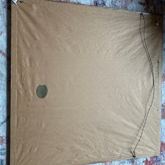 1940s Vintage Batik Peacock Art, Framed For Sale - Image 10 of 11