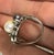 1990s Woman's Joseph Esposito Multi Color Pearl .925 Sterling Silver Ring Sz 6 For Sale - Image 4 of 7