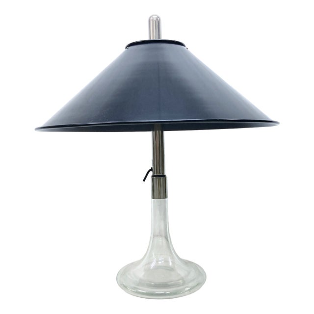 Ml3 Table Lamp in Metal and Glass by Ingo Maurer for Design M, 1970s For Sale