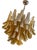 Vintage Murano Chandelier in Amber For Sale
