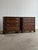 Late 20th Century Late 20th Century Georgian Cherry Bachelor Chests, Pair For Sale - Image 5 of 18