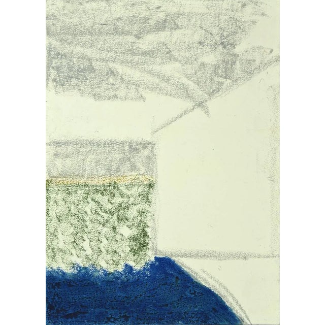 Composition is an original charcoal drawing on paper realized in 2010 by Sun Jingyuan. Hand-signed and dated on the rear....