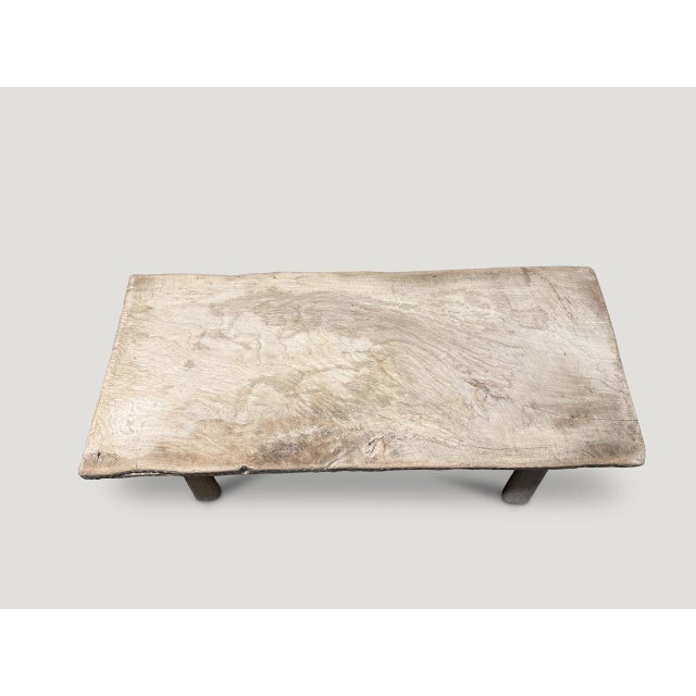Contemporary Andrianna Shamaris Shell Inlaid Teak Wood Coffee Table For Sale - Image 3 of 18