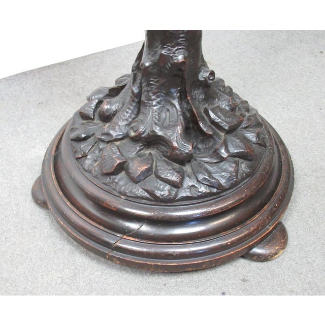 Coat Rack in Wood Carved with Tree and Putti For Sale - Image 16 of 18