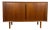 Teak Sideboard with Retractable Doors by Kai Kristiansen Denmark, 1960s For Sale
