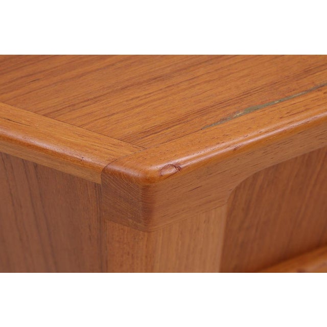 Wood Vintage Danish Teak Corner Chest of Drawers from Dyrlund For Sale - Image 7 of 14