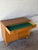 Oak Sideboard Credenza With Sliding Doors and Top Drawer Vintage Mid-Century Modern 1960s For Sale In Los Angeles - Image 6 of 10