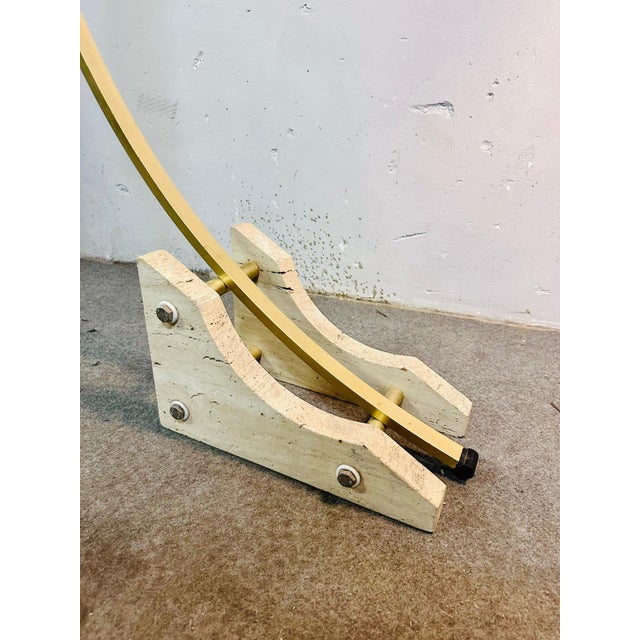 Mid-Century Modern Vintage Arched Floor Lamp, 1970s For Sale - Image 3 of 7