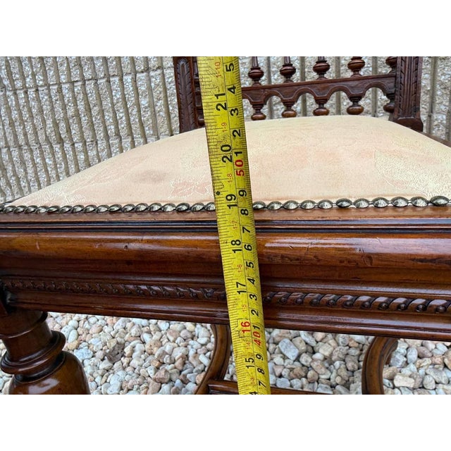 Antique Renaissance Revival Style Dining Chairs. Set of 6 For Sale In Washington DC - Image 6 of 18