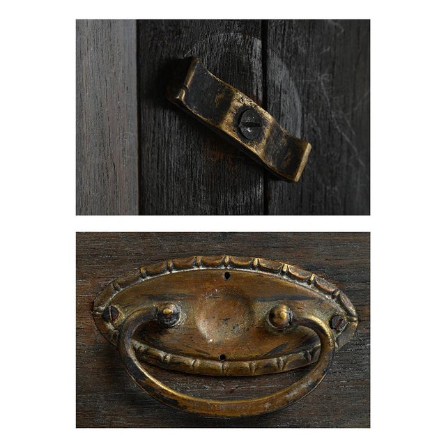 Textile Large Wooden Showcase For Sale - Image 7 of 9