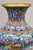 Vintage Chinese Cloisonné Porcelain Enamel Figural Crane and Deer Vase - A Pair For Sale - Image 4 of 11