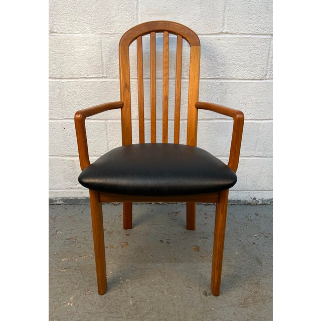 Set of Six Mid-Century Teak Dining Room Chairs For Sale - Image 15 of 18